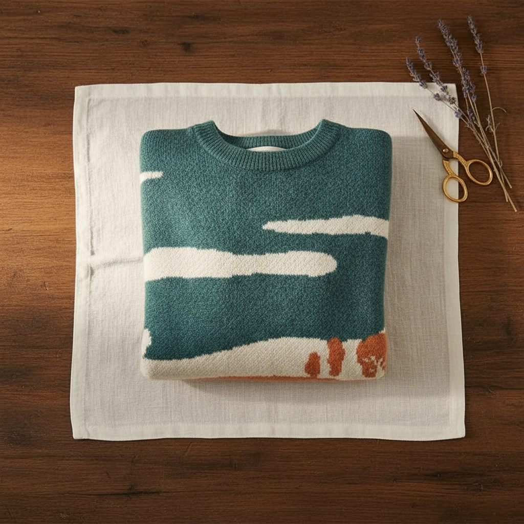Rosanna – Scenic Landscape Knit Jumper