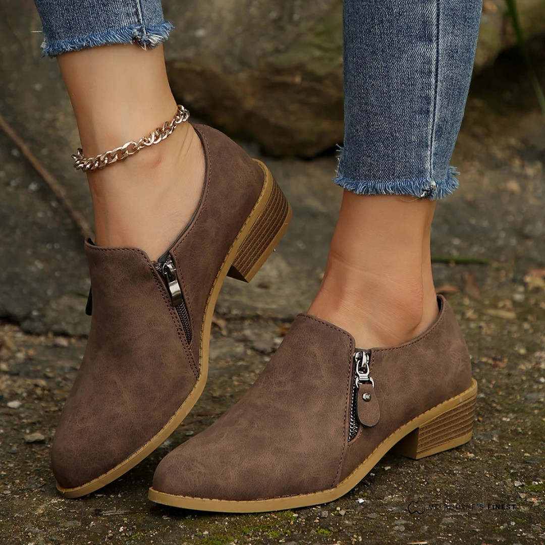 Maud – Orthopaedic Side-Zip Ankle Boots