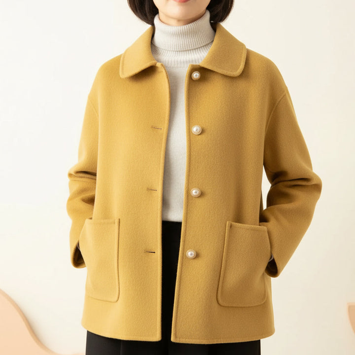 Beverley – Elegant Pearl Button Jacket