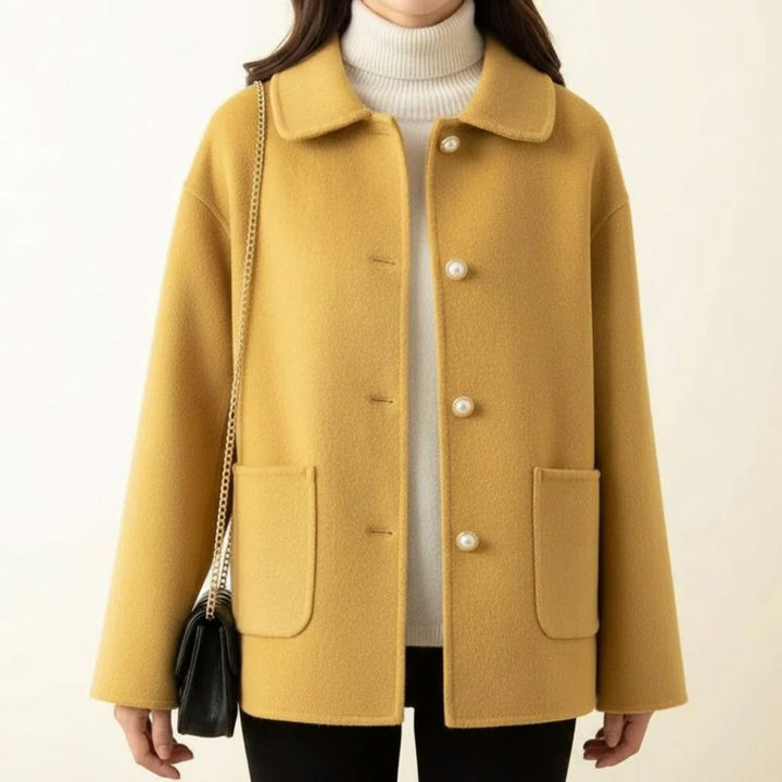 Beverley – Elegant Pearl Button Jacket