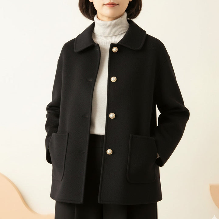 Beverley – Elegant Pearl Button Jacket