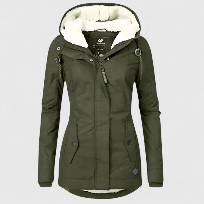 Shona – Fleece-Lined Hooded Winter Jacket
