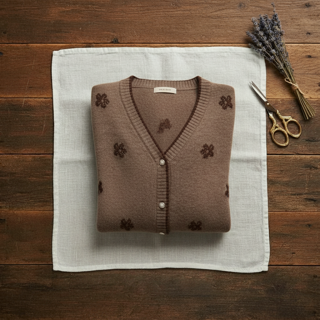 Polly – Floral Embroidered Knit Cardigan