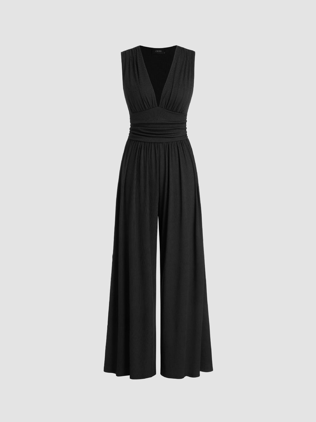 Nuala – Wide Leg Ruched Jumpsuit