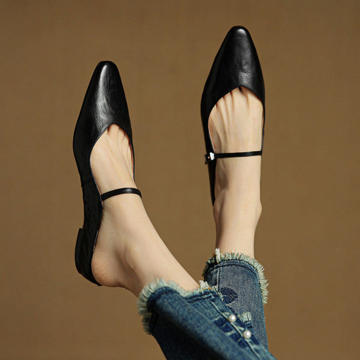 Wilhelmina | Genuine Leather Mules