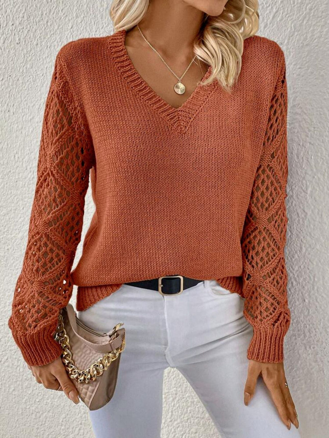 Erin | Soft V-Neck Jumper