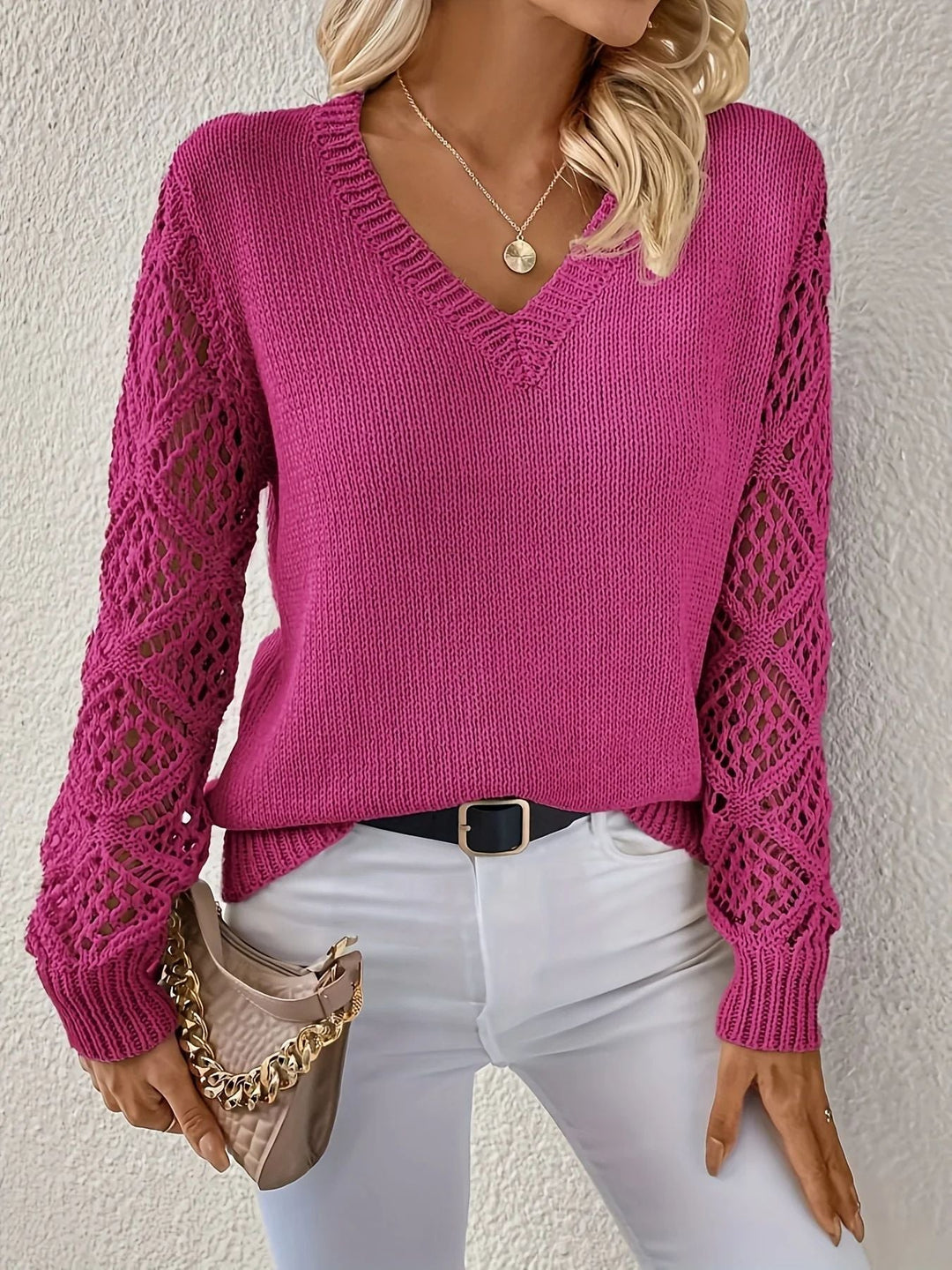 Erin | Soft V-Neck Jumper
