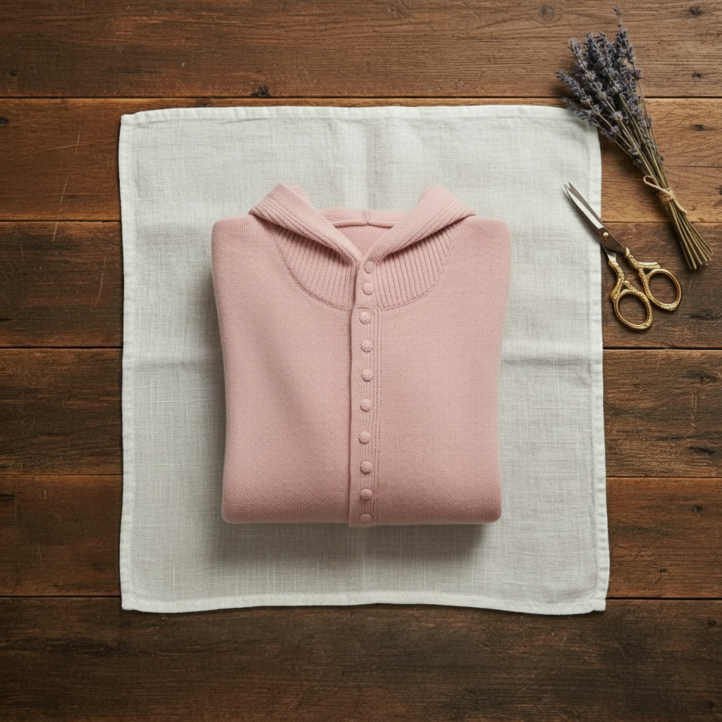 Saskia – Hooded Button-Front Knit Cardigan