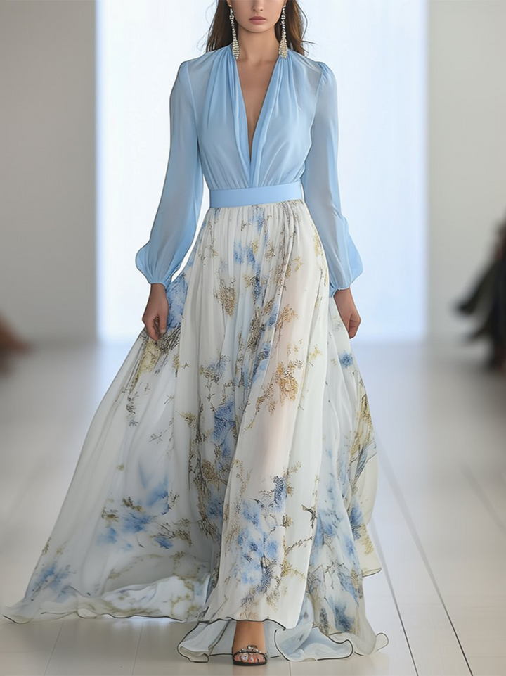 Corina | Beautiful Maxi Dress with Floral Print