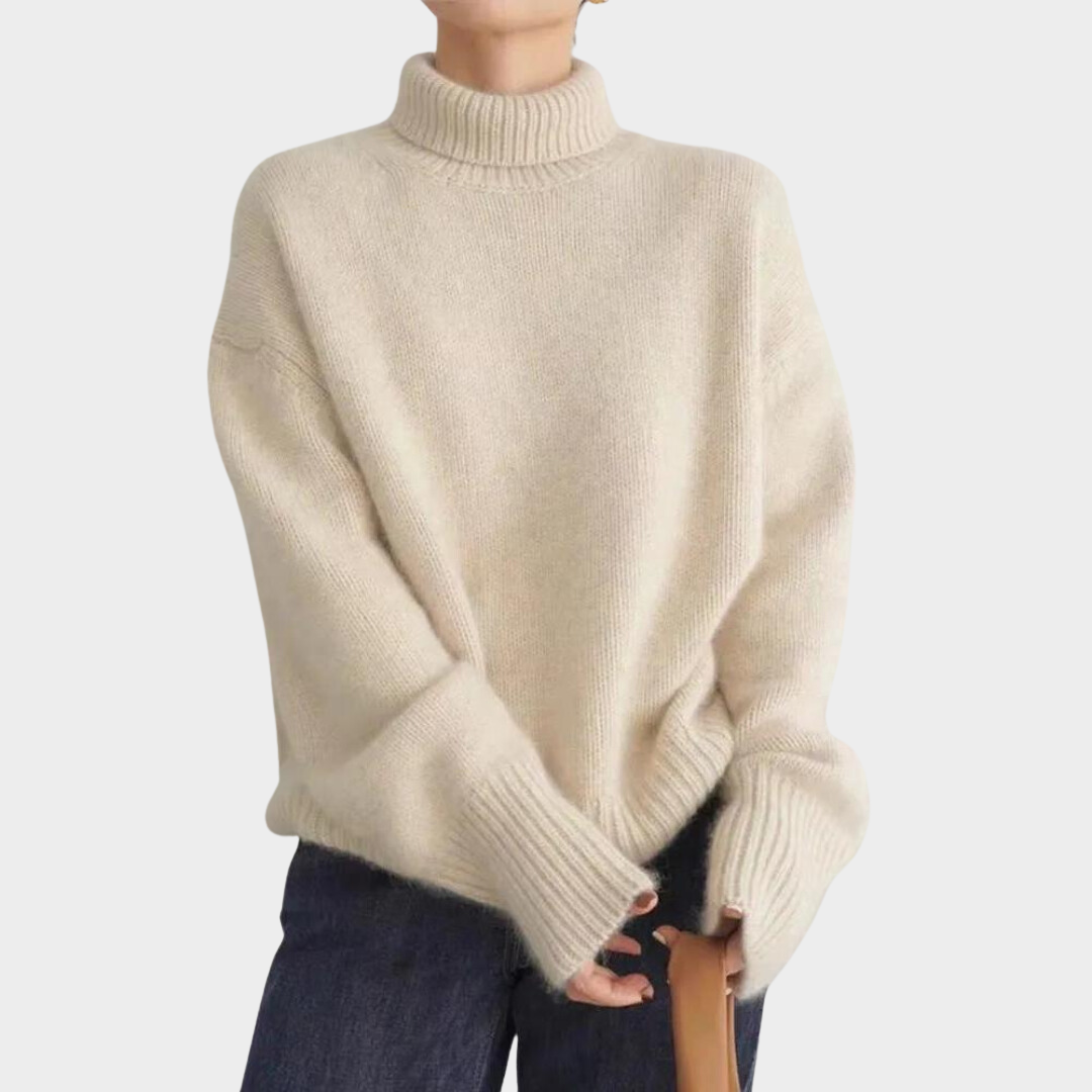 Aileen – Soft Oversized Turtleneck Jumper