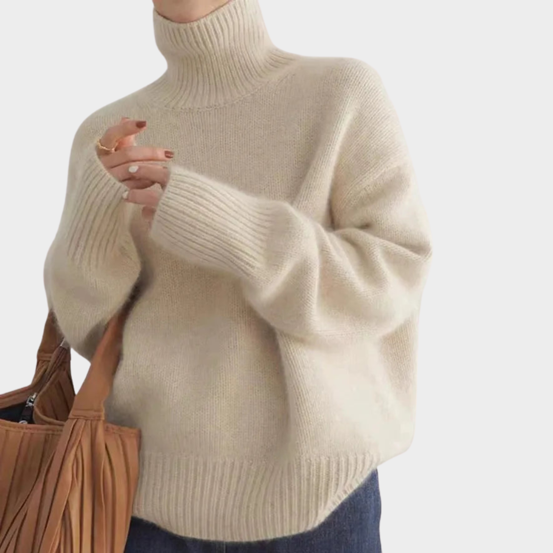 Aileen – Soft Oversized Turtleneck Jumper