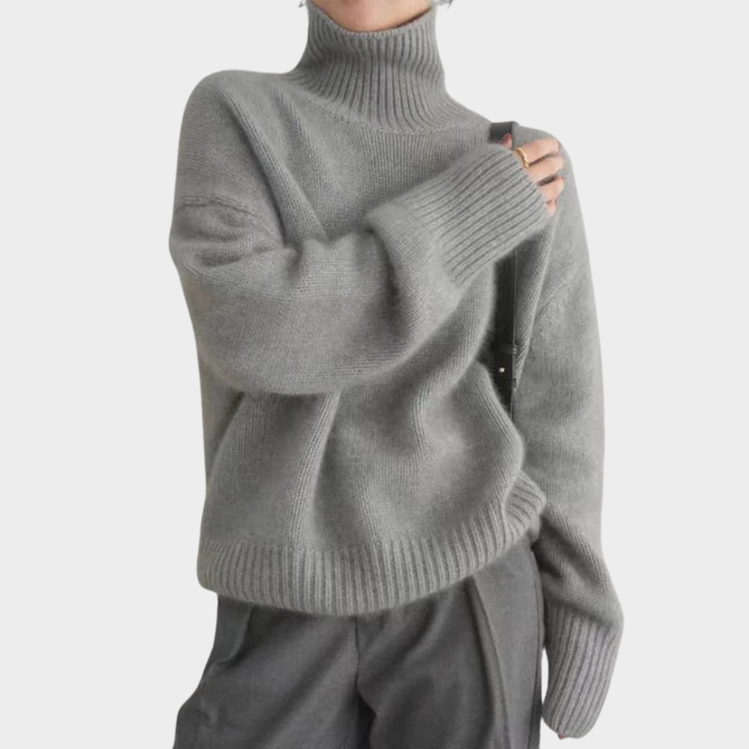 Aileen – Soft Oversized Turtleneck Jumper