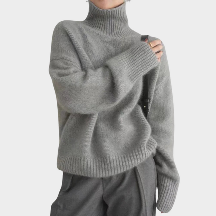 Aileen – Soft Oversized Turtleneck Jumper