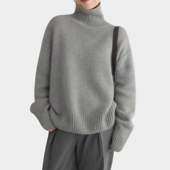 Aileen – Soft Oversized Turtleneck Jumper