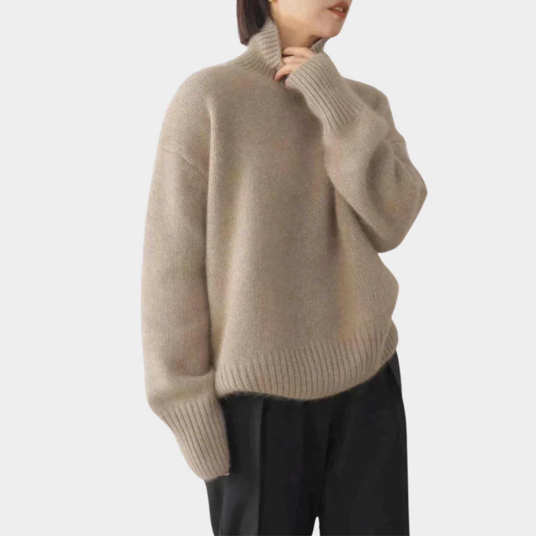 Aileen – Soft Oversized Turtleneck Jumper