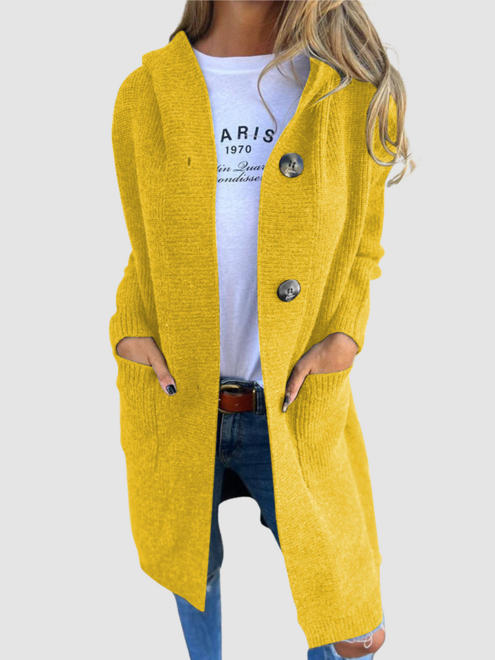 Arabella – Cosy Hooded Knit Cardigan