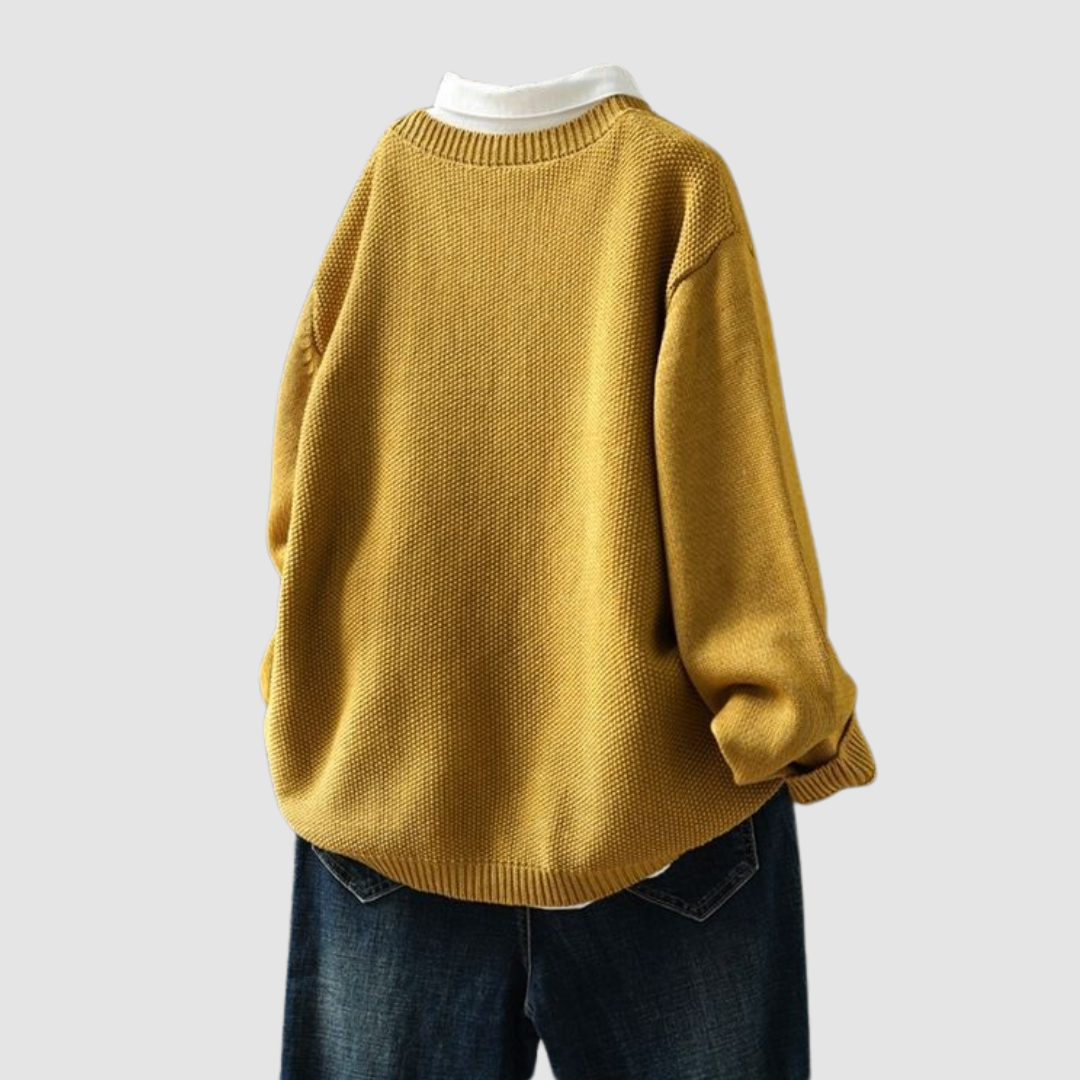 Grainne – Cosy Knit Button-Up Cardigan
