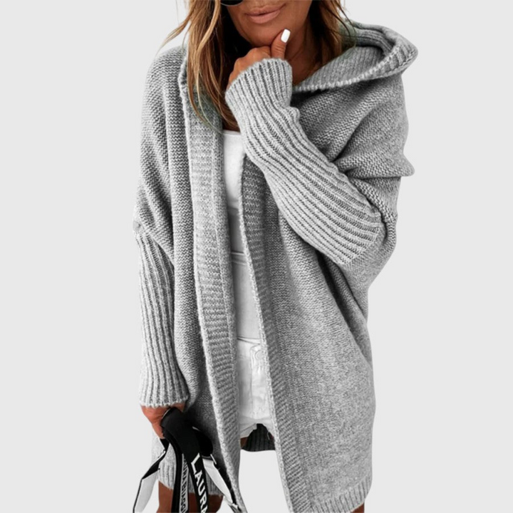 Bridie – Hooded Knit Cardigan