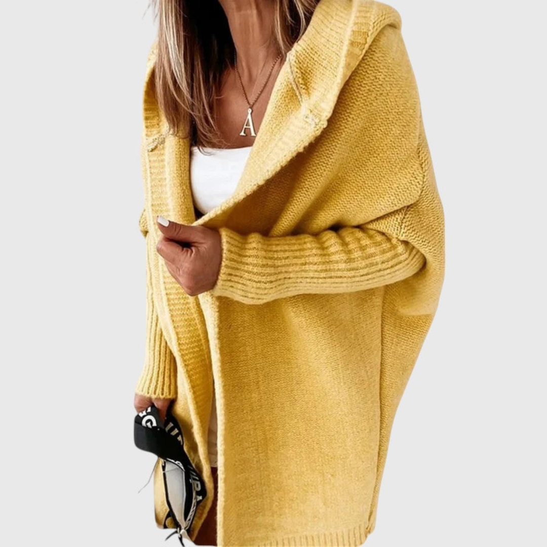 Bridie – Hooded Knit Cardigan