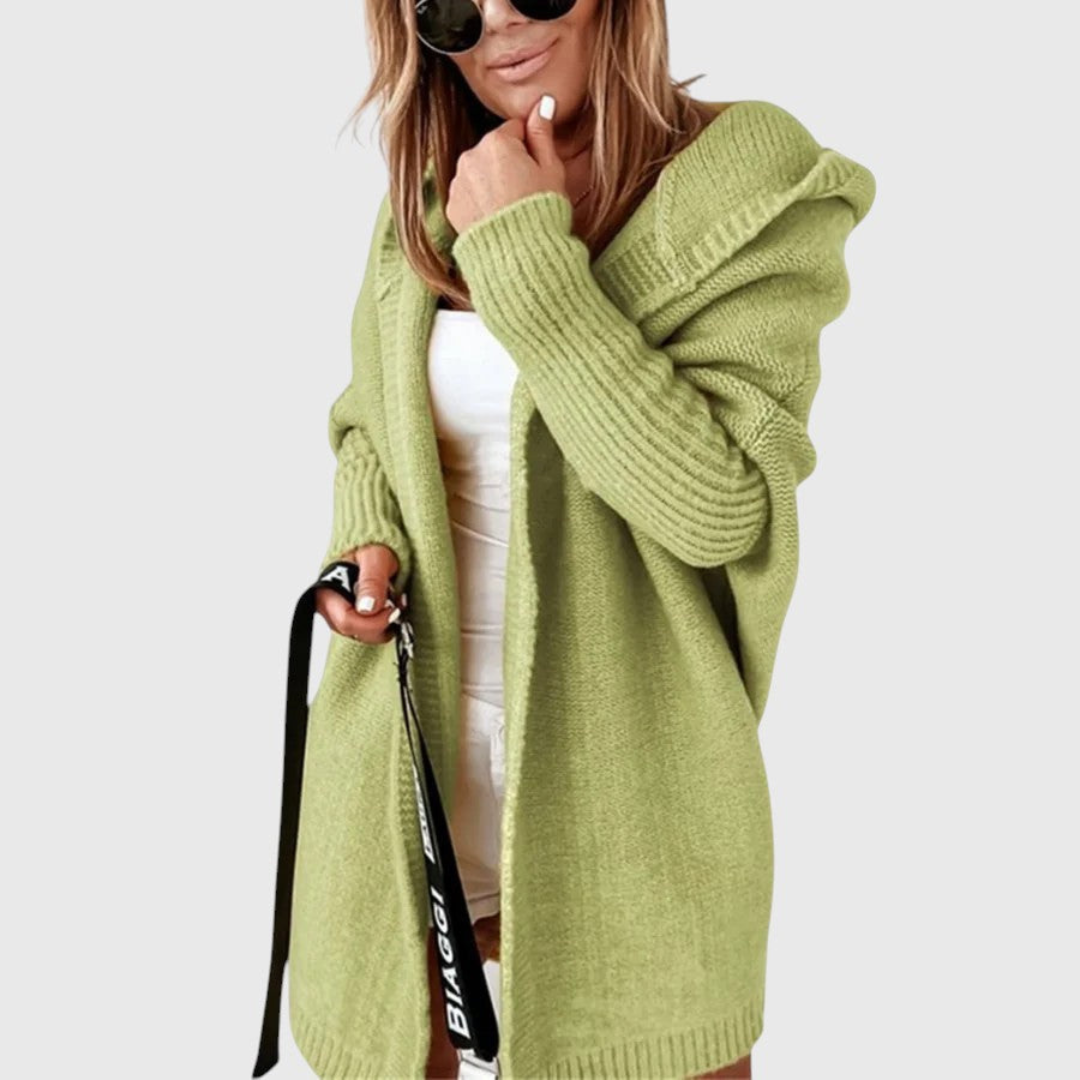 Bridie – Hooded Knit Cardigan