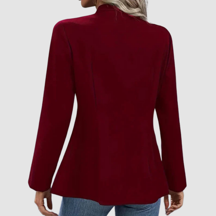 Constance – Double-Breasted Military Button Blazer