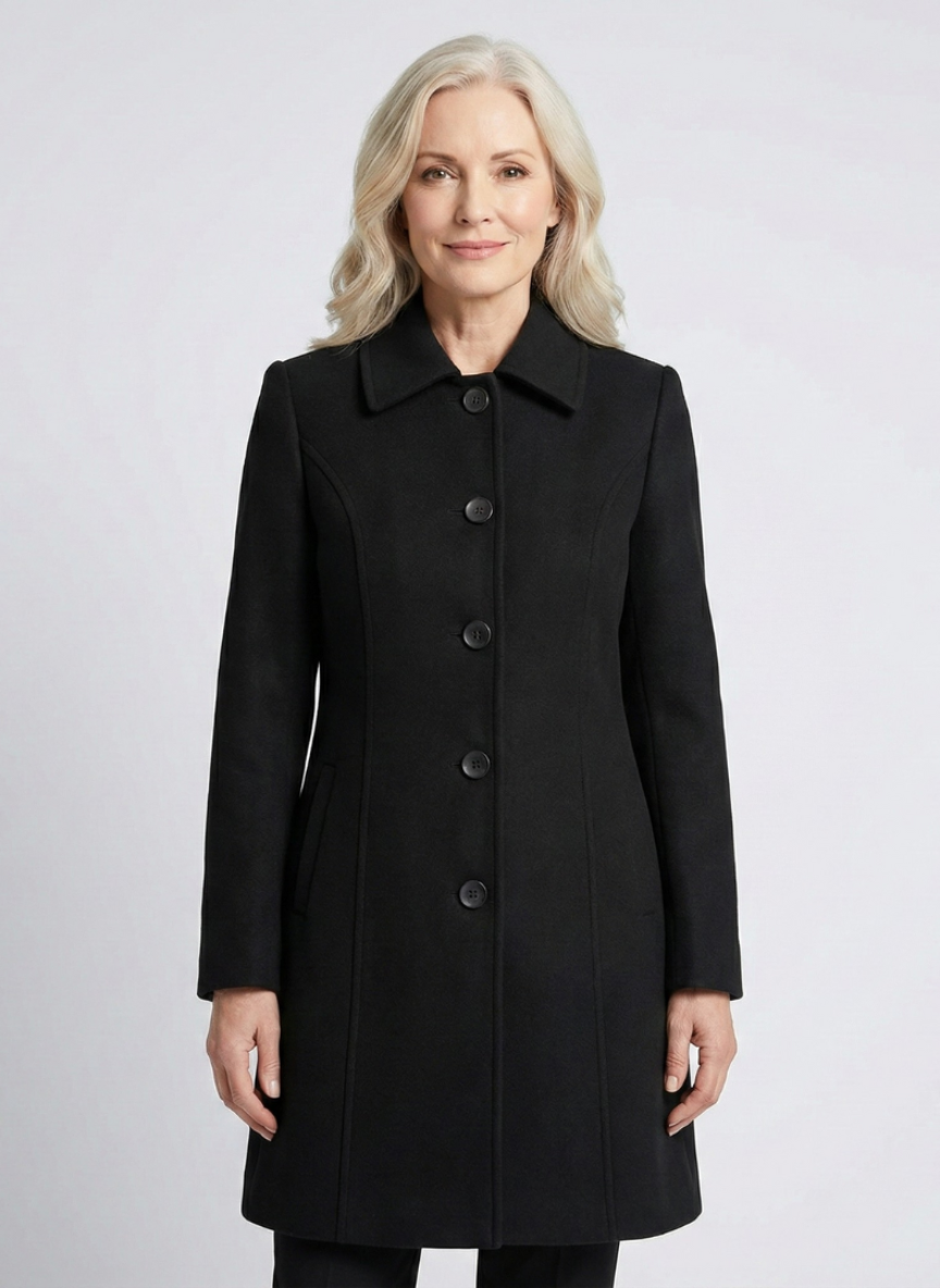 Rhoda – Tailored Elegant Long Coat