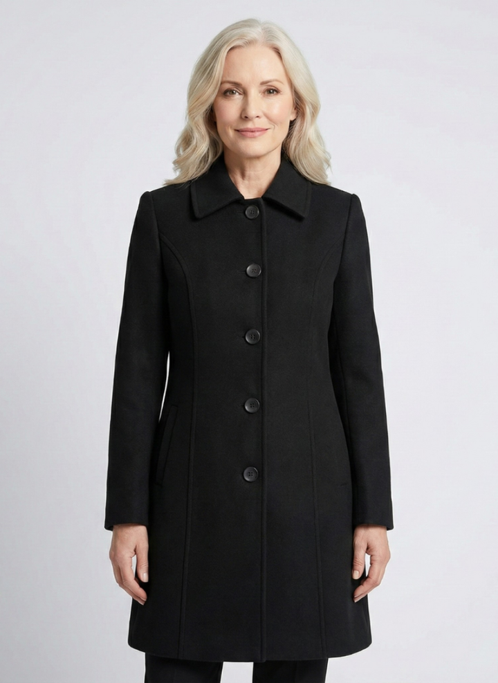 Rhoda – Tailored Elegant Long Coat