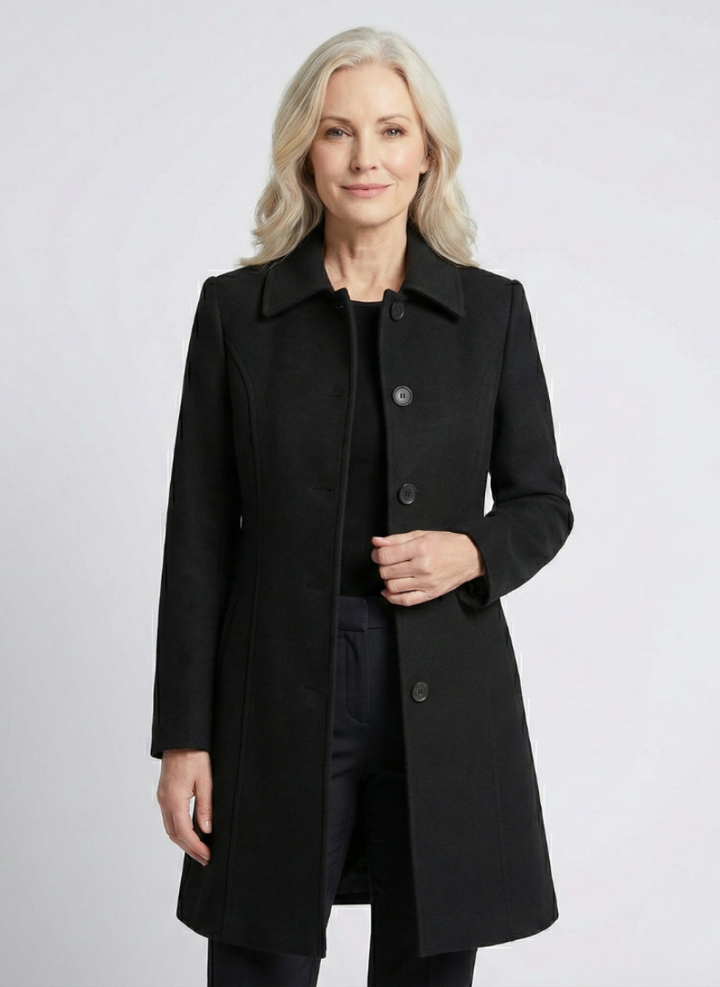 Rhoda – Tailored Elegant Long Coat