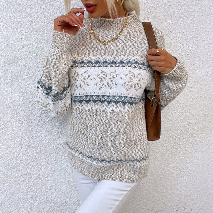 Nicola – Nordic Snowflake Knit Jumper