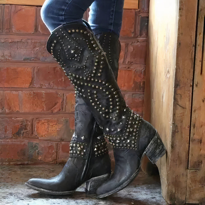 Jensen | Western Knee-High Boots