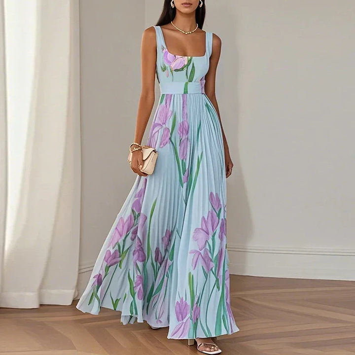 Piper | Floral a-Line Maxi Dress