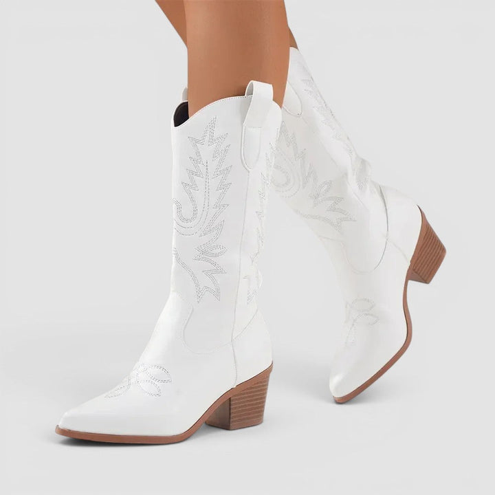 Molly – Embroidered Western Cowboy Boots