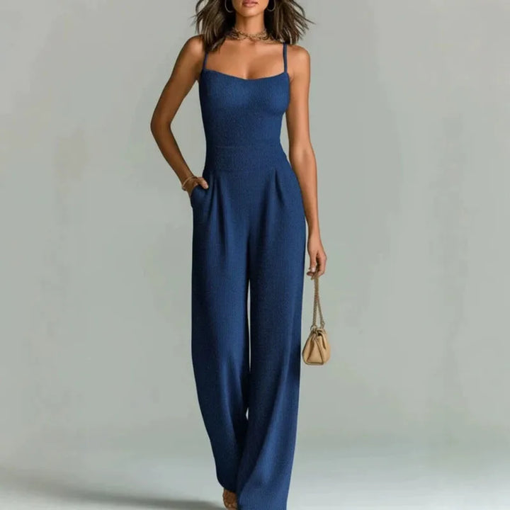 Hilary – Wide-Leg Spaghetti Strap Jumpsuit