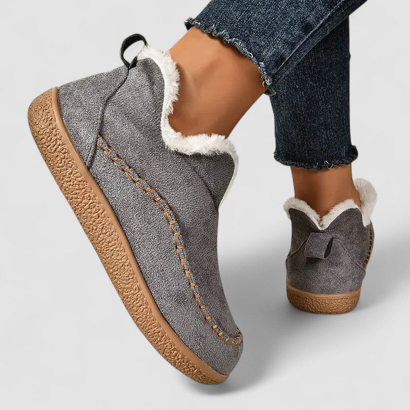 Kay – Fleece-Lined Slip-On Flats