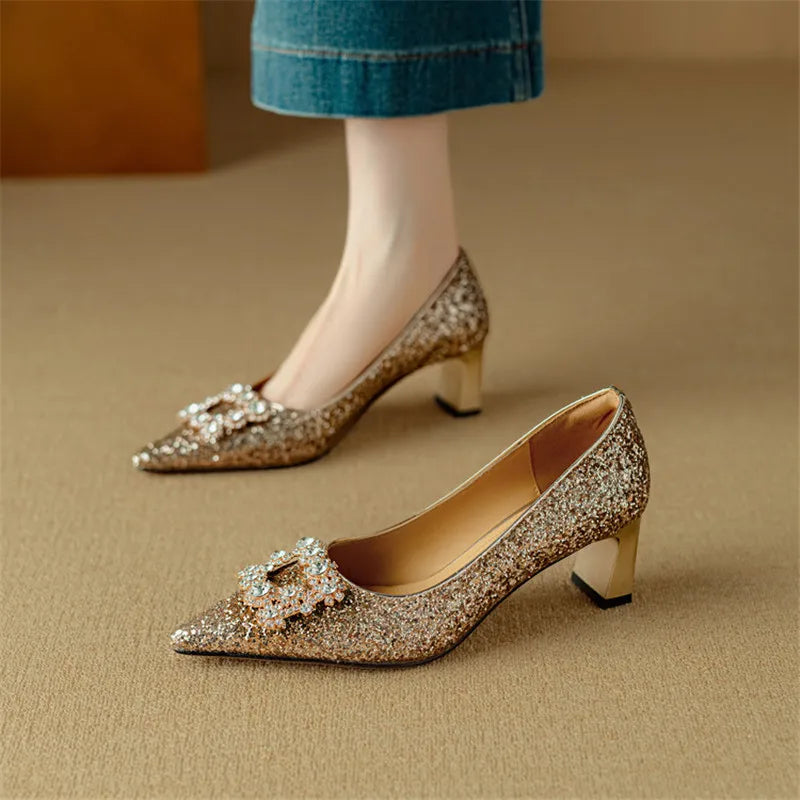 Olya | Glitter Pumps