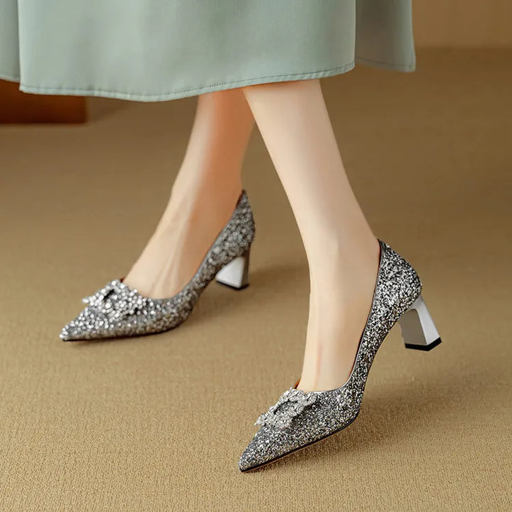 Olya | Glitter Pumps