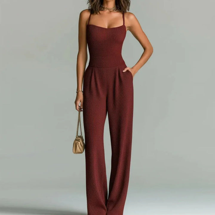Hilary – Wide-Leg Spaghetti Strap Jumpsuit