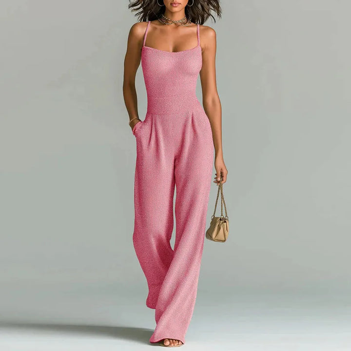 Hilary – Wide-Leg Spaghetti Strap Jumpsuit