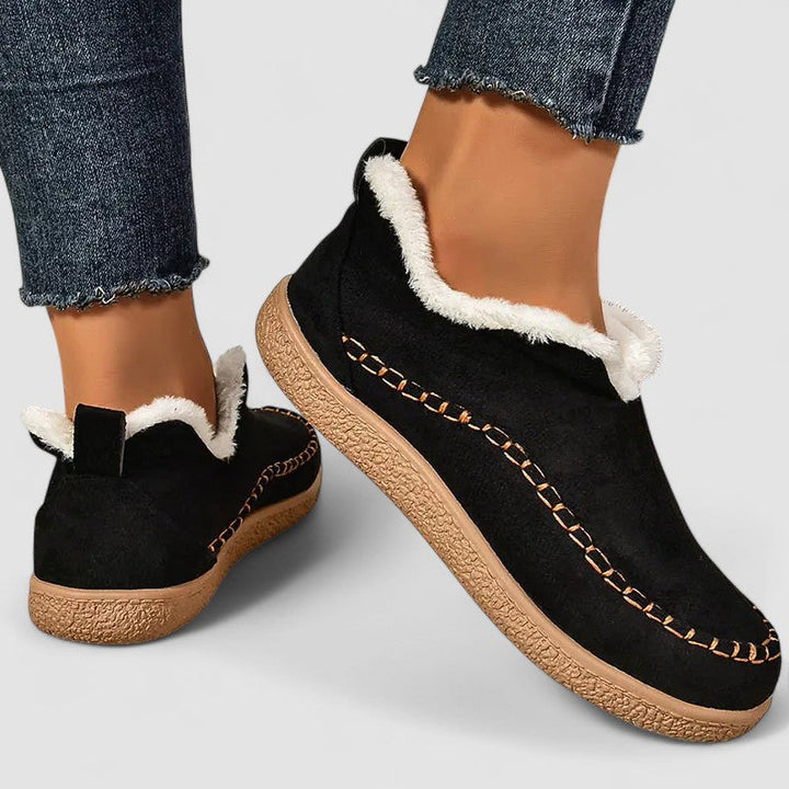 Kay – Fleece-Lined Slip-On Flats
