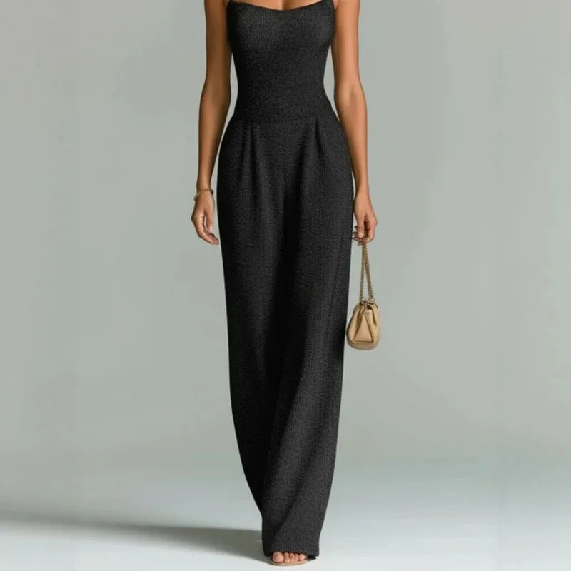 Hilary – Wide-Leg Spaghetti Strap Jumpsuit
