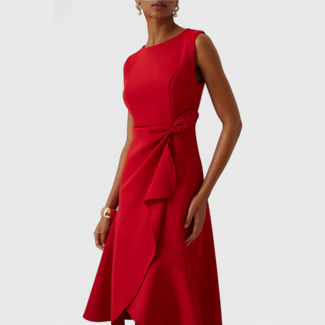 Rhiannon | Draped Asymmetric Midi