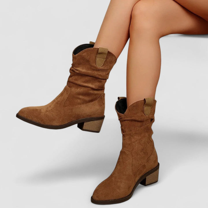 Katharine – Slouchy Mid-Calf Boots