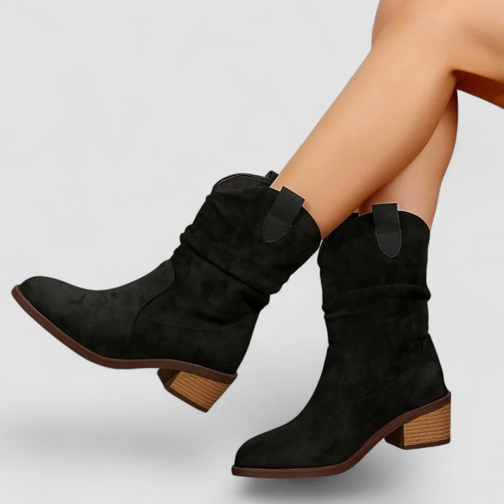 Katharine – Slouchy Mid-Calf Boots