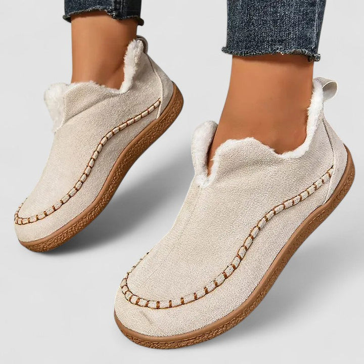 Kay – Fleece-Lined Slip-On Flats