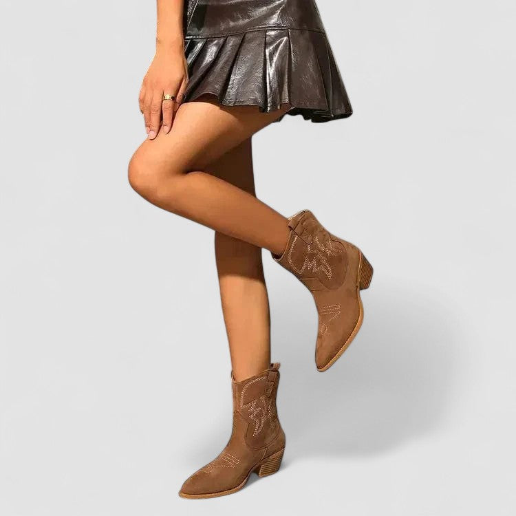 Gwyneth – Orthopaedic Western Ankle Boots