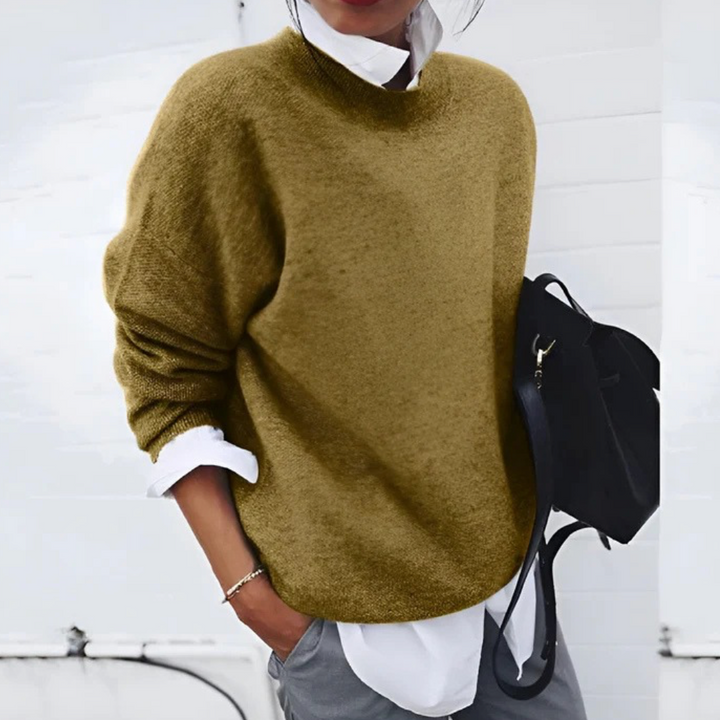 Theodora – Relaxed Knit Pullover Jumper