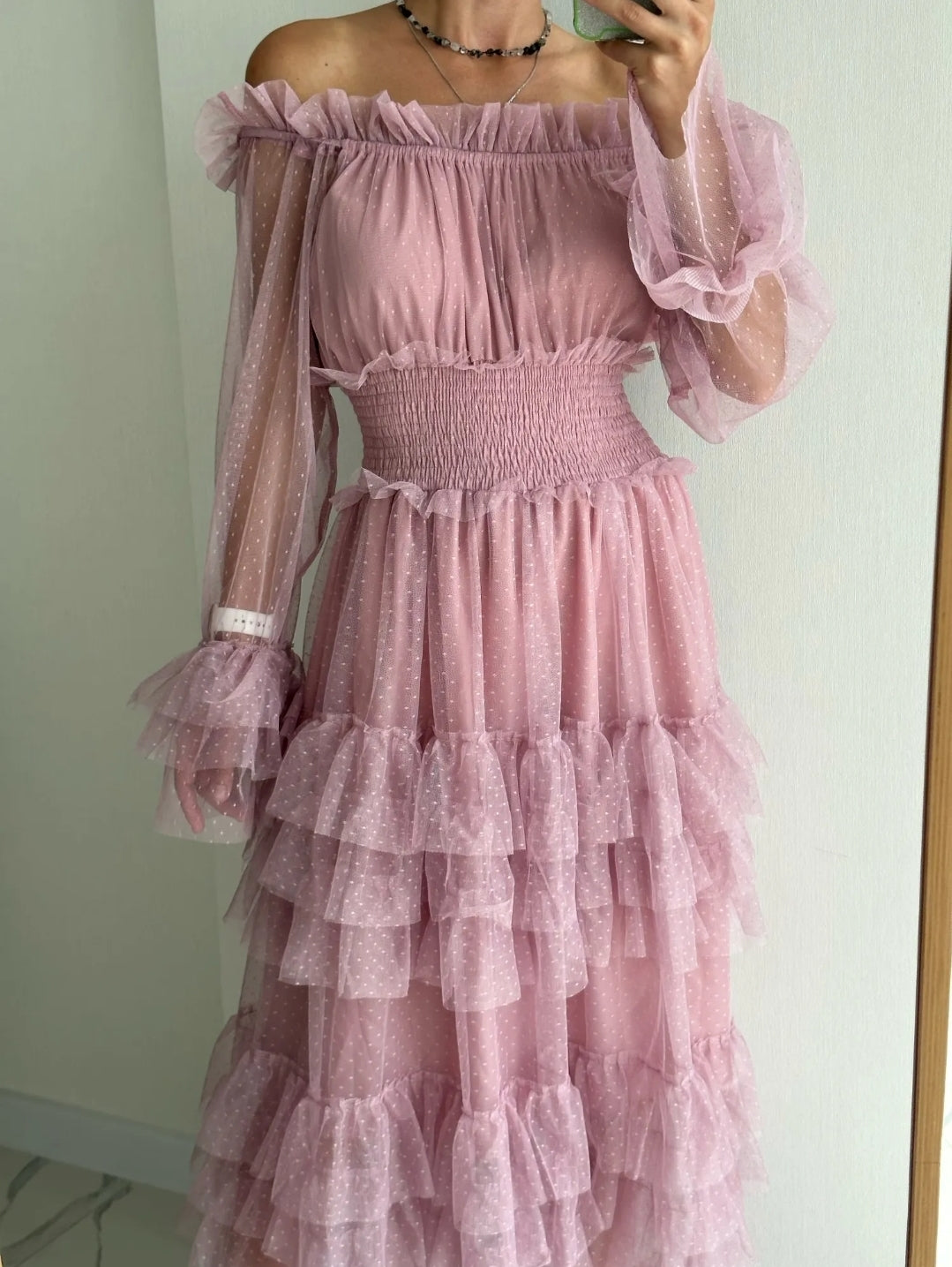 Cherie | Sheer Charm Dress