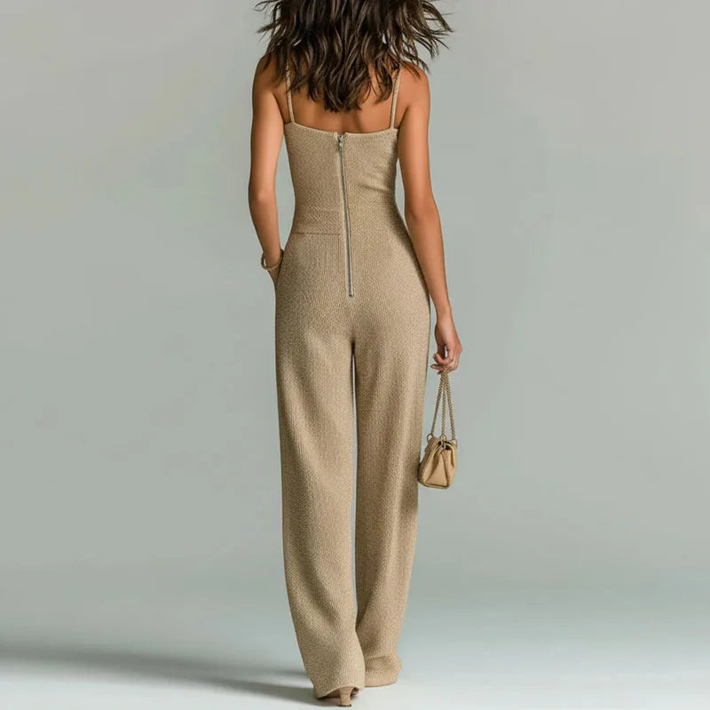 Hilary – Wide-Leg Spaghetti Strap Jumpsuit