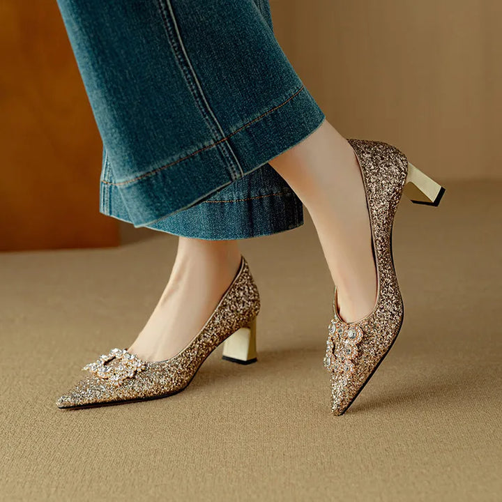 Olya | Glitter Pumps