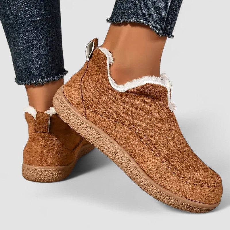 Kay – Fleece-Lined Slip-On Flats